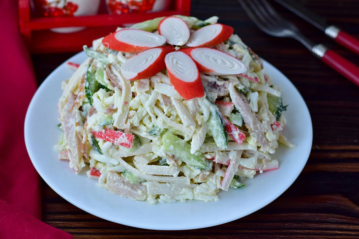 Salad "Mashenka" - it causes a sensation among the guests at the table