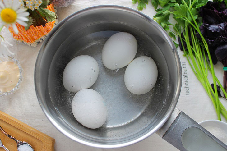 Salad "Dachny" from simple products - fast and tasty