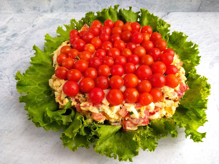 Salad "Red Sea" - very beautiful and incredibly tasty