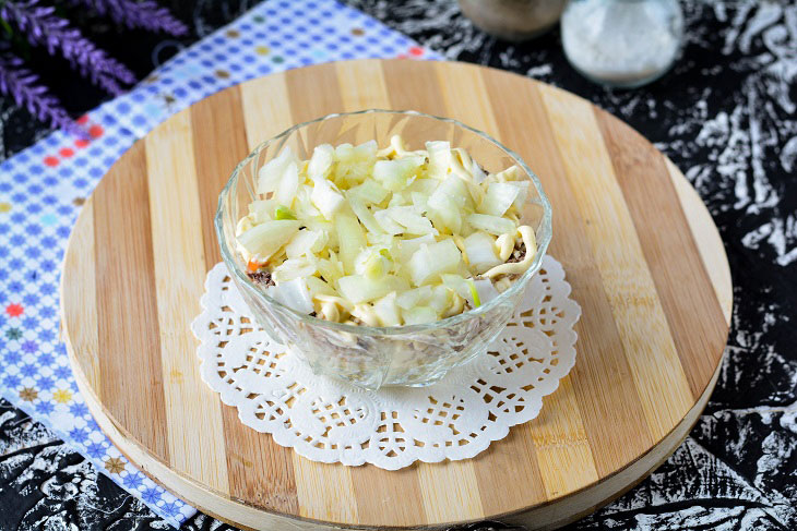 Mimosa salad with sardines - the easiest recipe