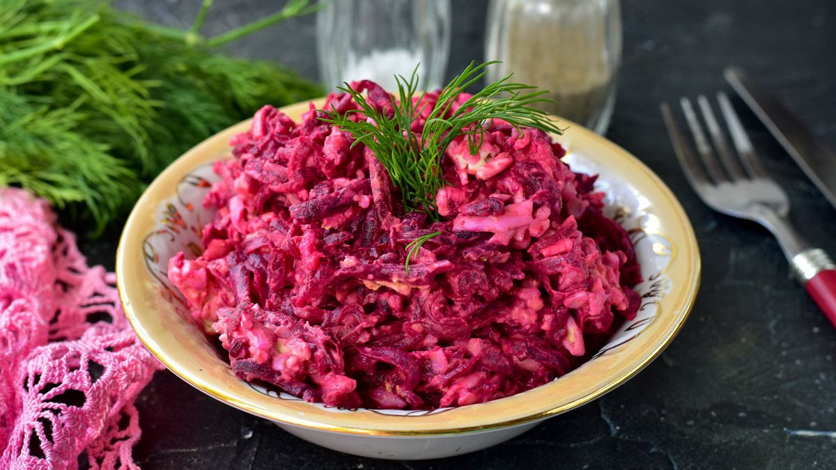 Beet salad “Mystery” – you can easily fall in love with it