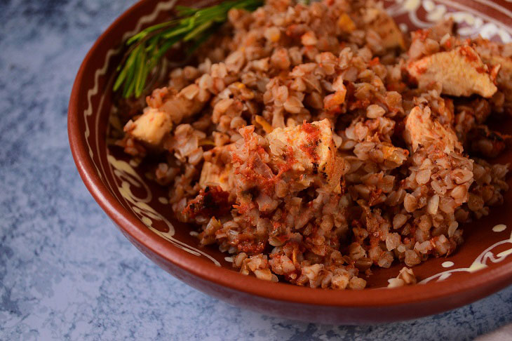 Merchant buckwheat with chicken - a delicious and healthy recipe