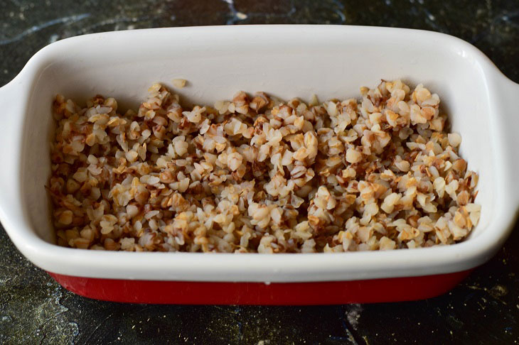 Ready-made buckwheat porridge casserole - tasty and healthy