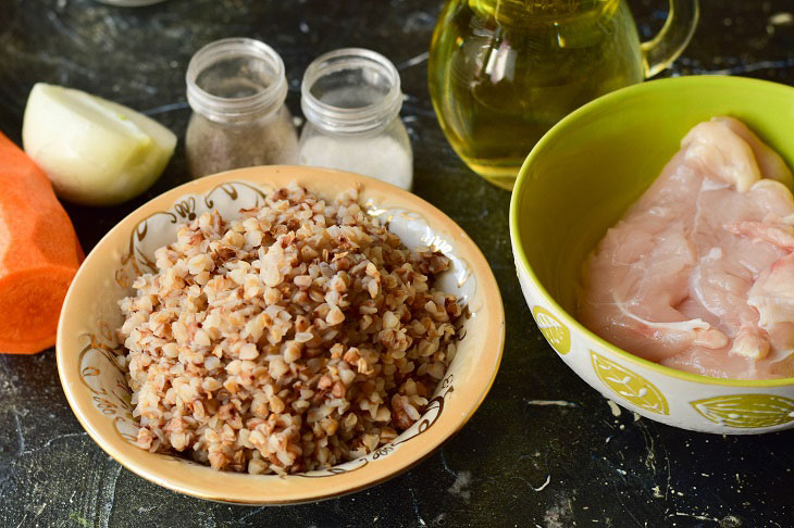 Ready-made buckwheat porridge casserole - tasty and healthy