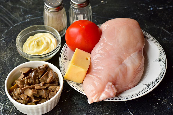 Meat in French for the New Year - juicy, satisfying and tasty