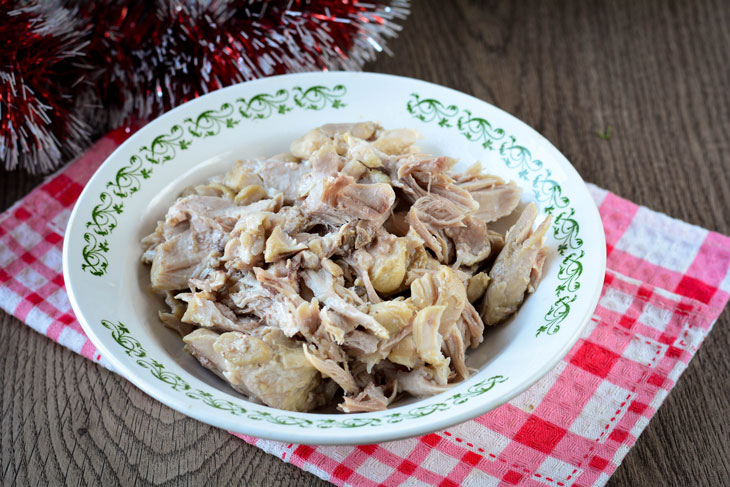 Jellied chicken thighs for the New Year - a great treat for loved ones and guests