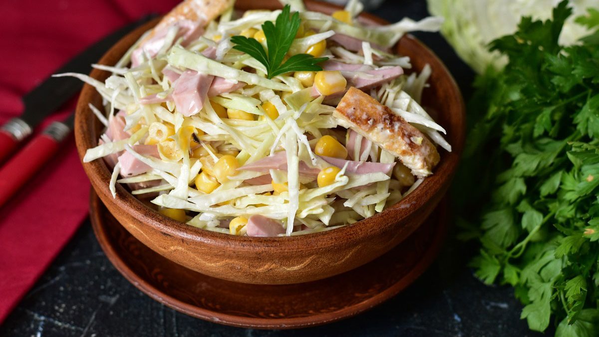 Salad “My Fair Lady” – juicy, satisfying and healthy