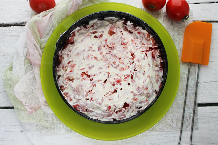 Salad "Red poppies" - surprisingly beautiful and very tasty