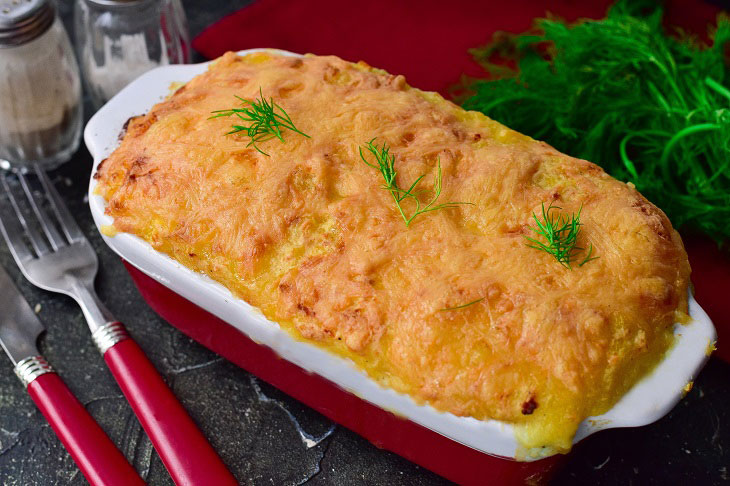 Potato casserole in Ukrainian - a very hearty and tasty dish