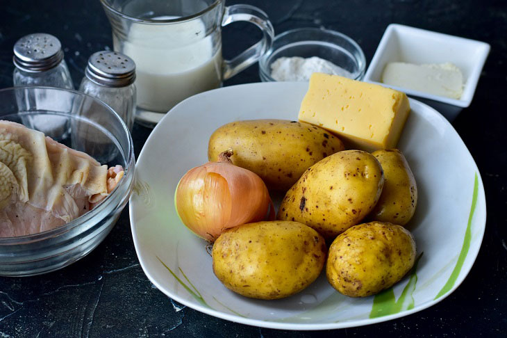 Potato casserole in Ukrainian - a very hearty and tasty dish