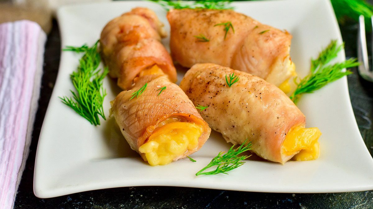 Meat rolls with cheese – an excellent snack for dear guests