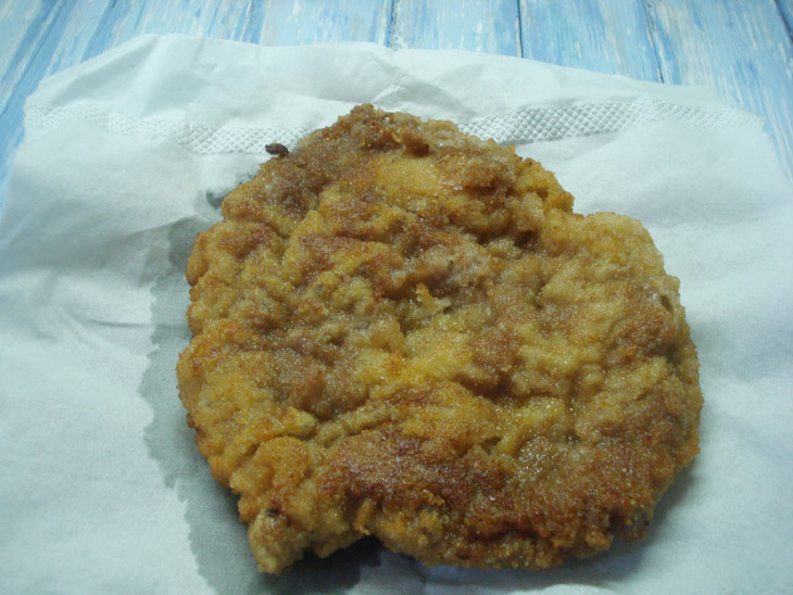 Veal Wiener Schnitzel - very tender, just melts in your mouth