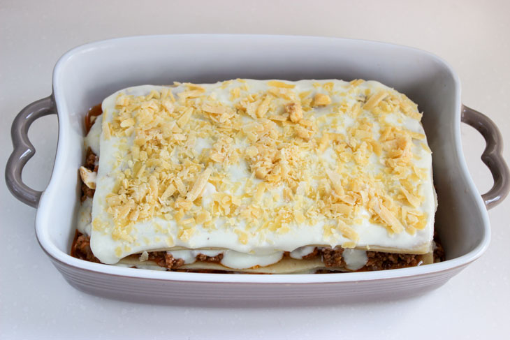 Delicious classic lasagna