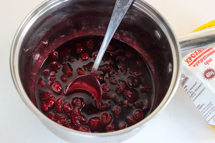 Cherry sauce for meat - step by step recipe with photo