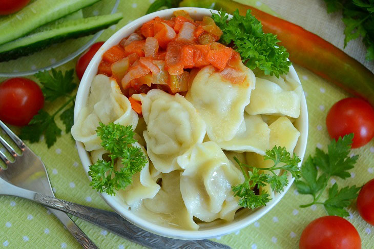 Dumplings in Uzbek "Chuchvara" - hearty and fragrant