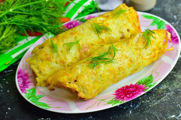 Potato brizoli with minced meat - simple, satisfying and original