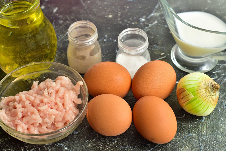 Lazy minced brizol - an excellent holiday dish