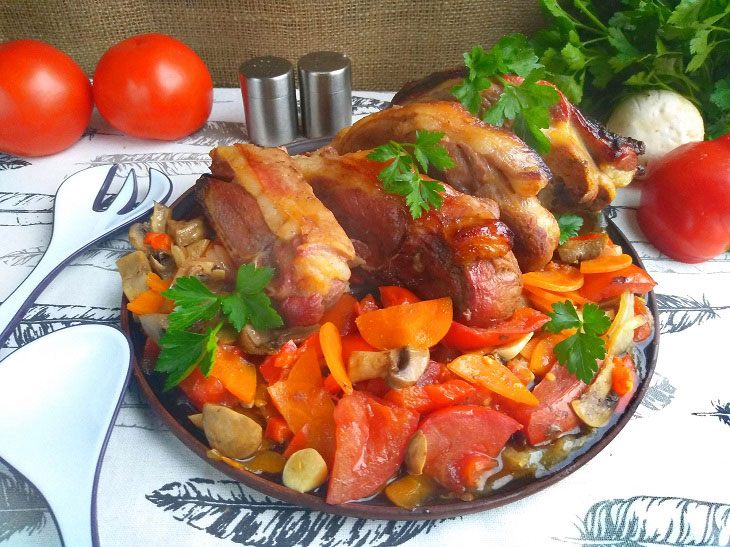 Lamb in the oven with vegetables - a tasty, simple and healthy dish