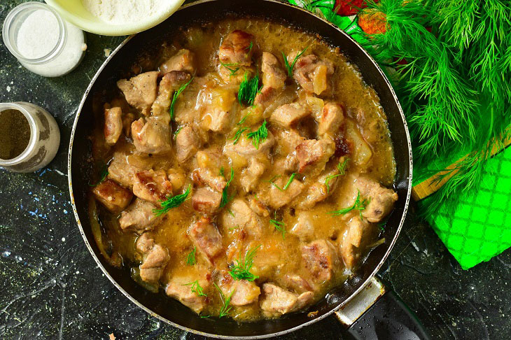 Pork stew in Polish - soft, juicy and tasty