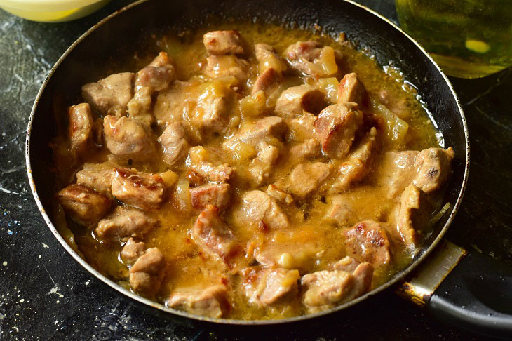 Pork stew in Polish - soft, juicy and tasty