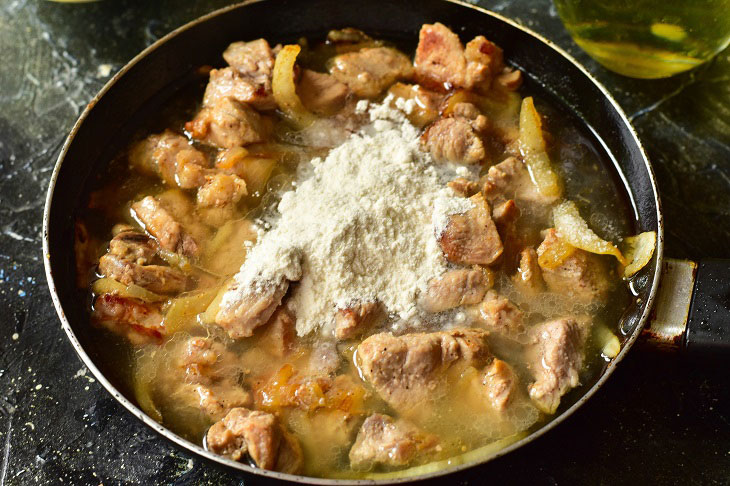 Pork stew in Polish - soft, juicy and tasty