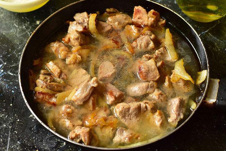 Pork stew in Polish - soft, juicy and tasty