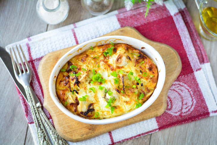 Casserole "Lazy Wife" from dumplings - a lifesaver recipe for very busy housewives