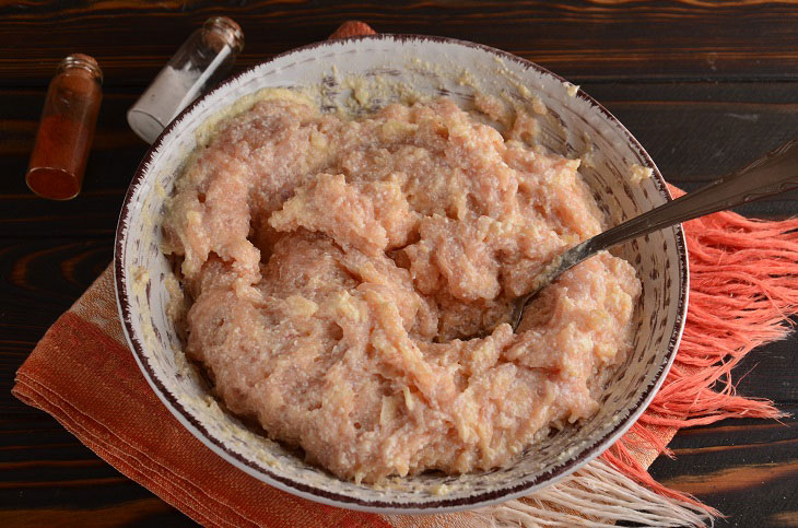 Chicken cutlets with cottage cheese - incredibly juicy and tasty