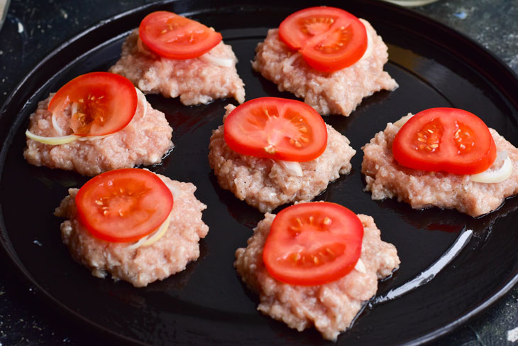 Cutlets "Swallow's Nest" - very tasty and juicy