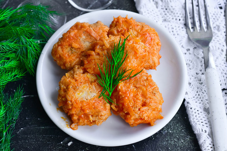 Lazy stuffed cabbage "The most simple" - hearty and very tasty