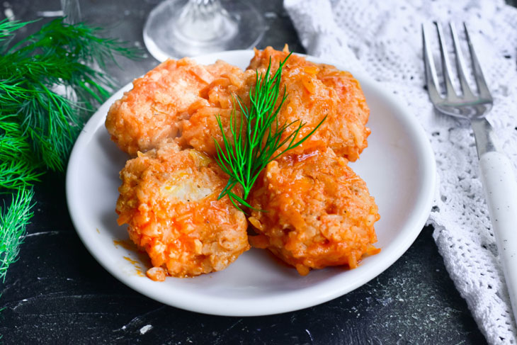 Lazy stuffed cabbage "The most simple" - hearty and very tasty