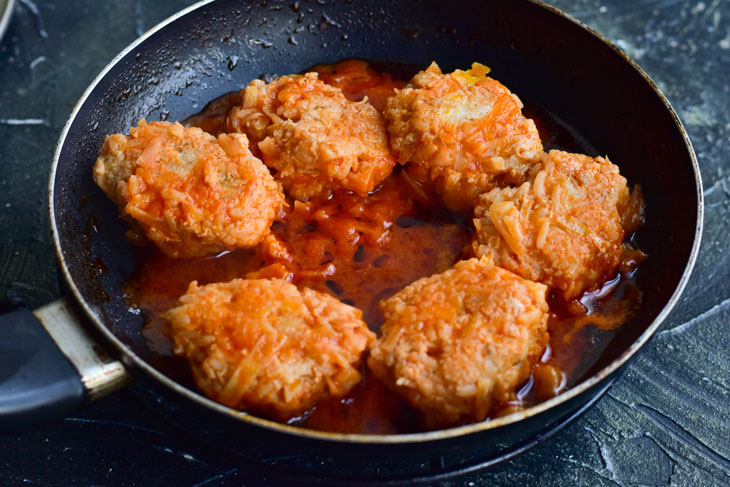 Lazy stuffed cabbage "The most simple" - hearty and very tasty