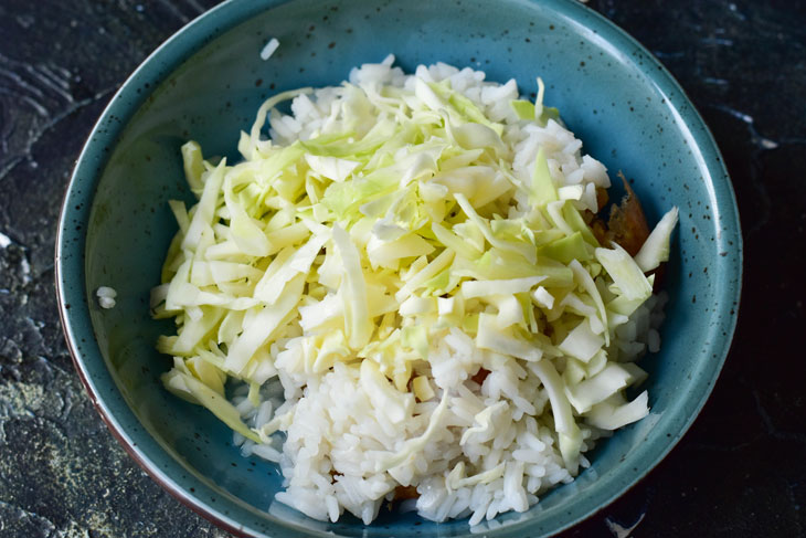 Lazy stuffed cabbage "The most simple" - hearty and very tasty