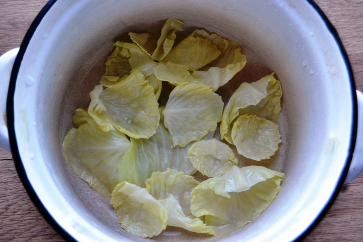 Cabbage rolls with mushrooms in Transcarpathian style - very tender and tasty