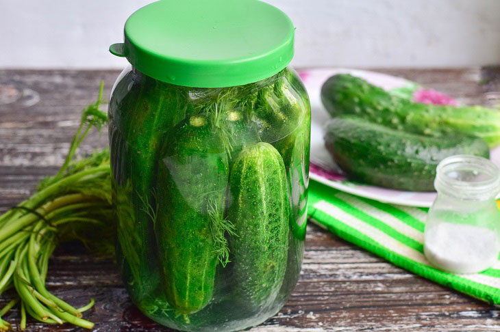 Cucumbers for the winter without seaming - a quick and easy recipe