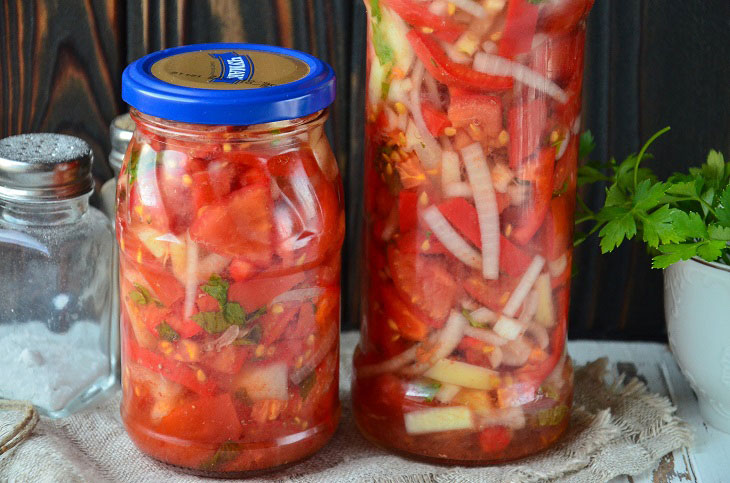 Salad "Donskoy" - a delicious preparation for the winter