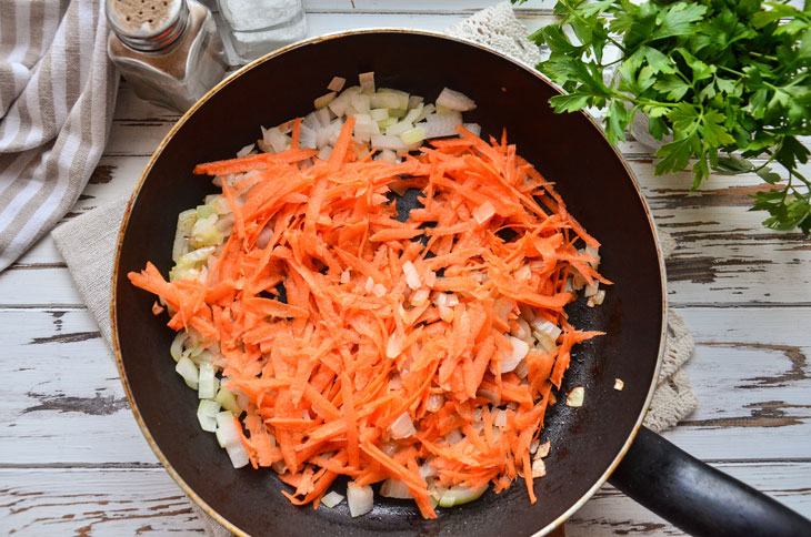 Salad "Tourist Breakfast" for the winter - this blank must be stored in the pantry