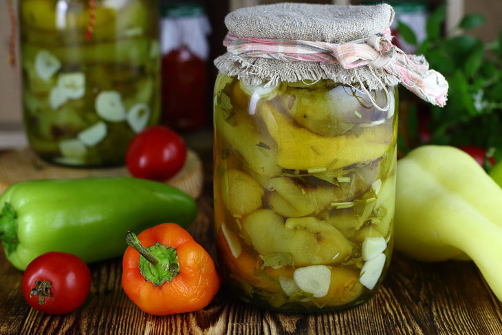 Roasted peppers for the winter - a great snack for every day and for a holiday