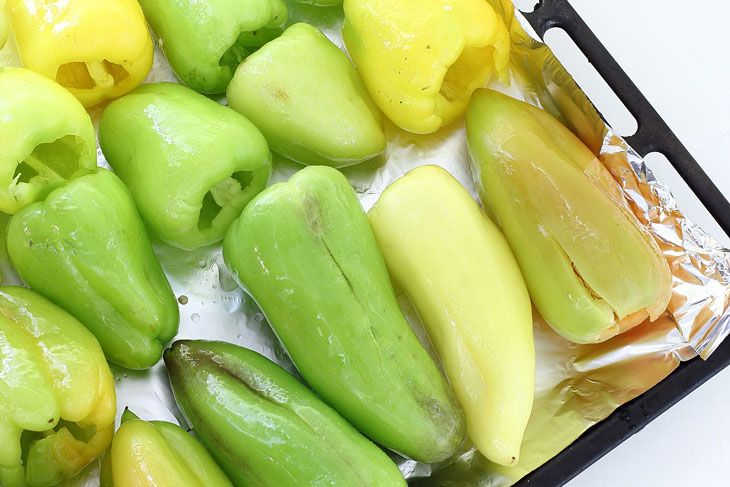 Roasted peppers for the winter - a great snack for every day and for a holiday