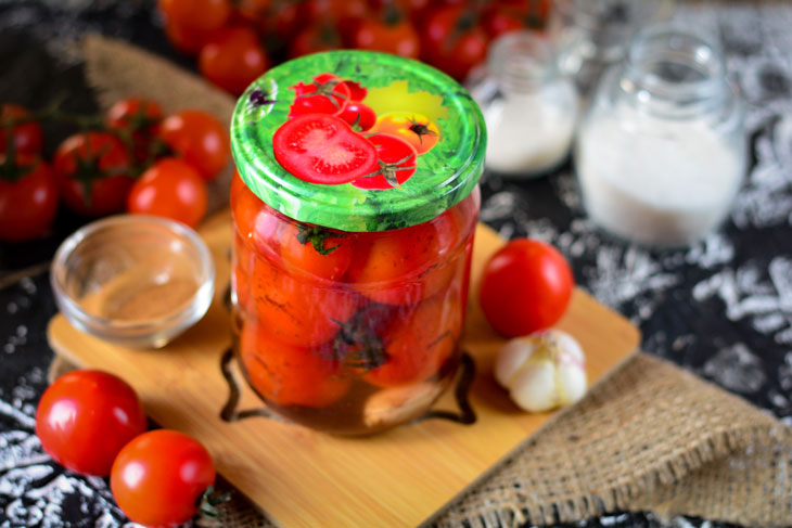 Tomatoes with cinnamon for the winter - you will not find these in the store