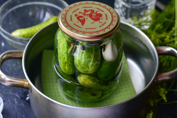 Sweet cucumbers for the winter - a very tasty preparation