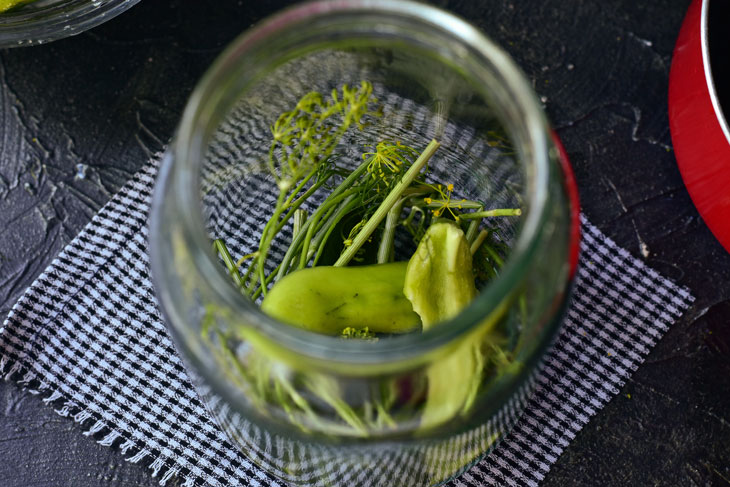 Sweet cucumbers for the winter - a very tasty preparation