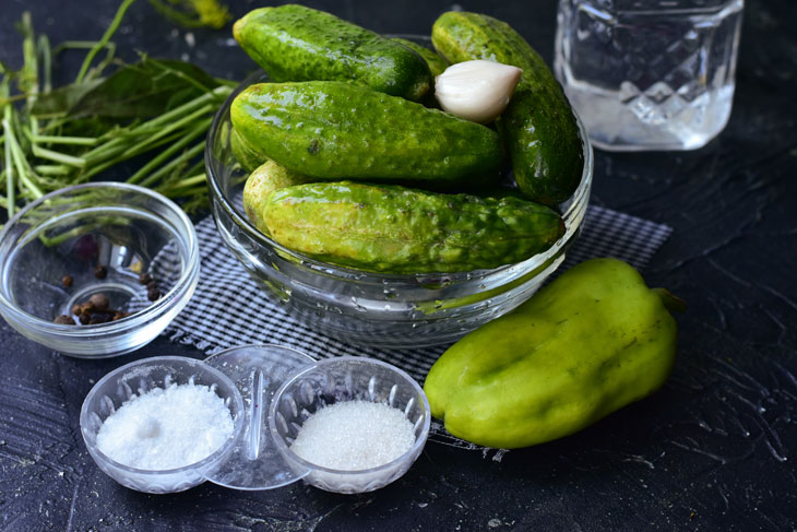 Sweet cucumbers for the winter - a very tasty preparation