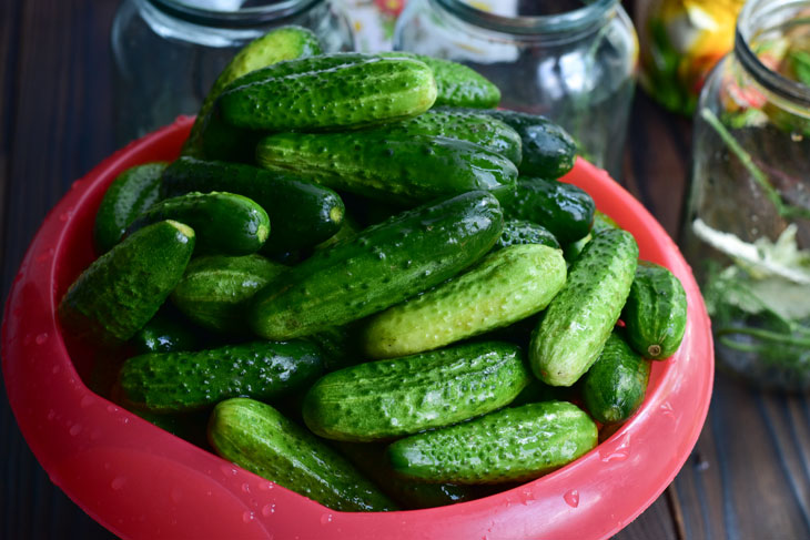 Cucumbers in tomato paste for the winter - very rich, crispy and sweet