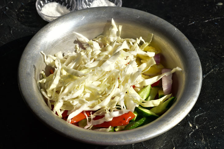 Salad "Danube" - vitamin preparation for the winter