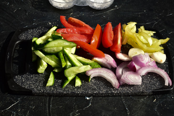 Salad "Danube" - vitamin preparation for the winter