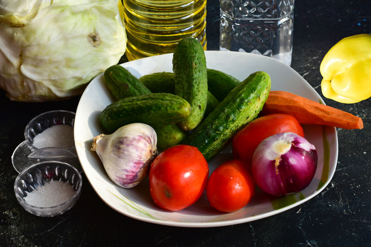 Salad "Danube" - vitamin preparation for the winter