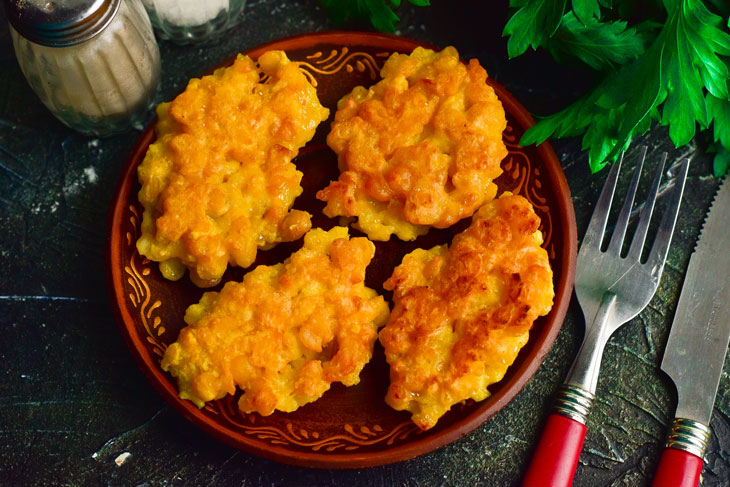 Very tender pea cutlets - a step by step recipe with a photo