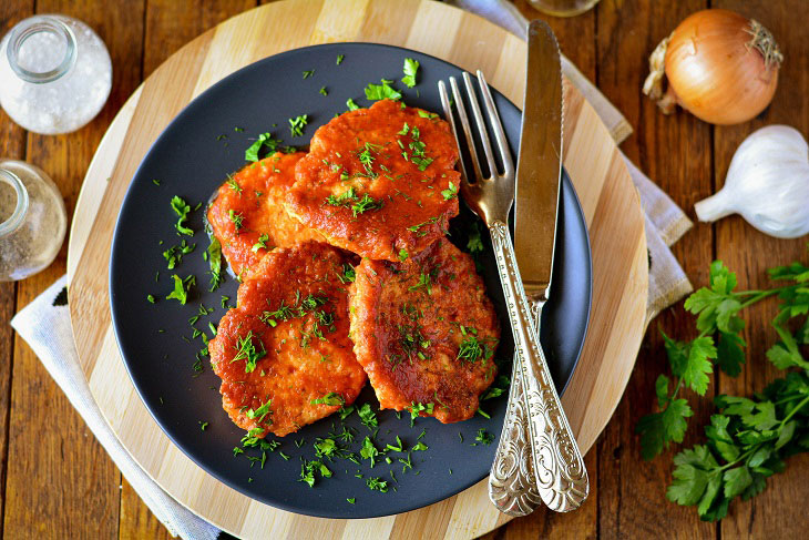 Onion cutlets - unusual, but very tasty