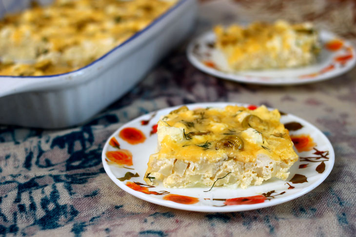 Cauliflower casserole - a very delicate diet dish